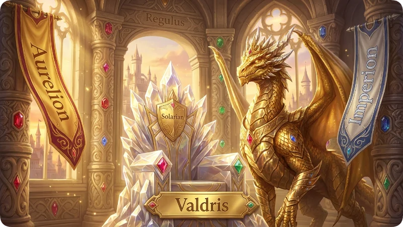 Royal Noble Male Dragon Names