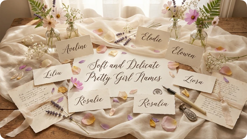 Soft And Delicate Pretty Girl Names
