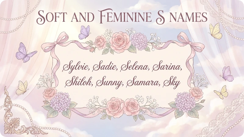Soft And Feminine S Names