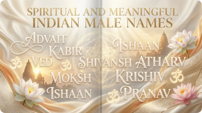 Spiritual Meaningful Indian Male Names