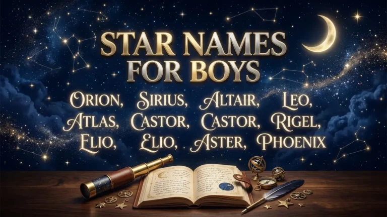 Star Names For Boys