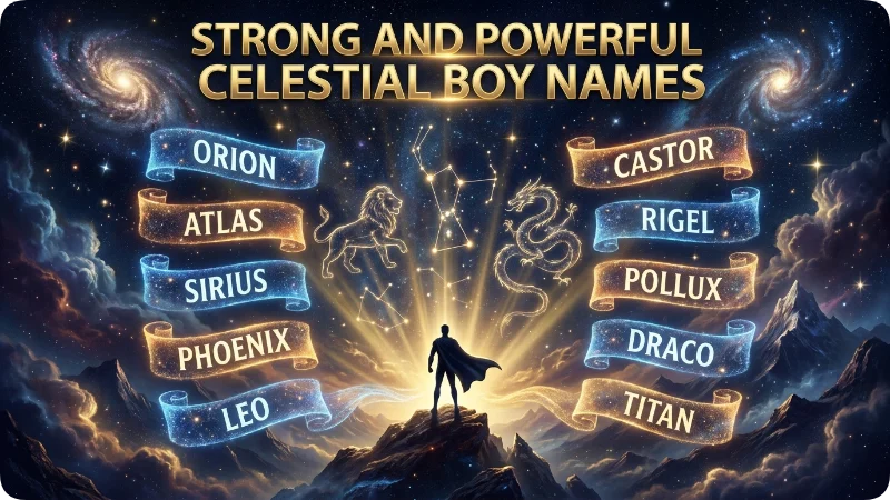 Strong Celestial Boy Names