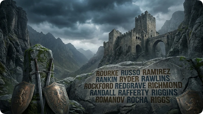 Strong R Last Names