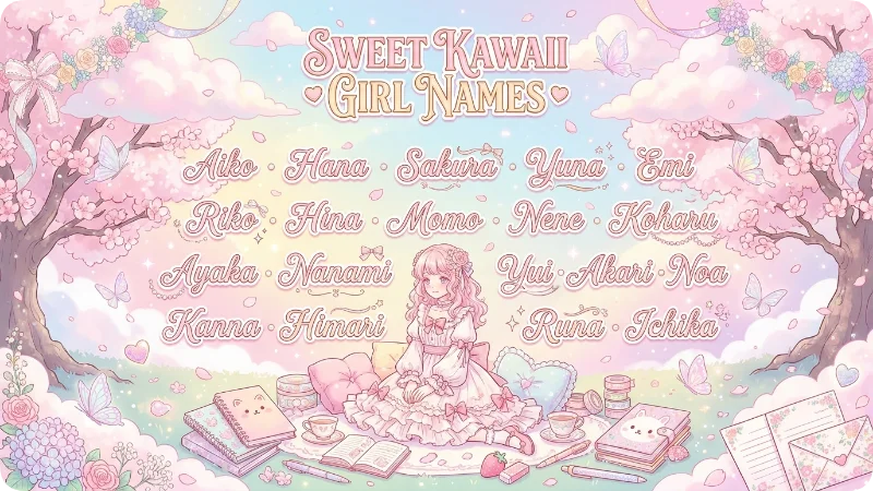 Sweet Kawaii Girl Names