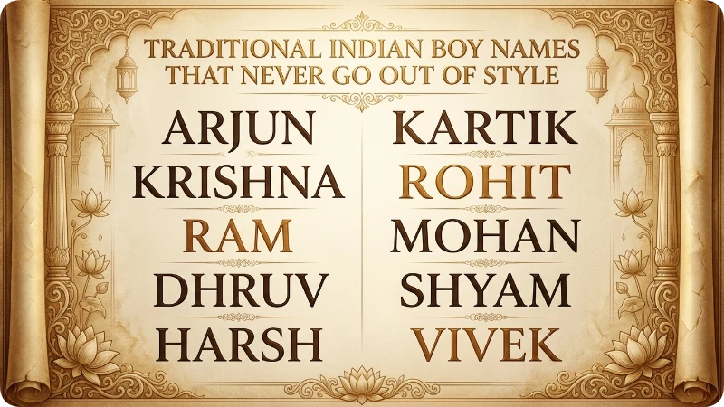 Traditional Indian Boy Names