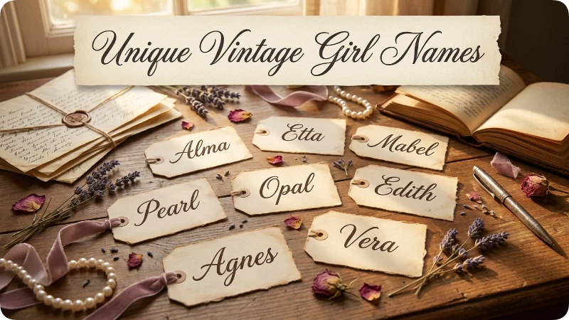Unique Vintage Girl Names