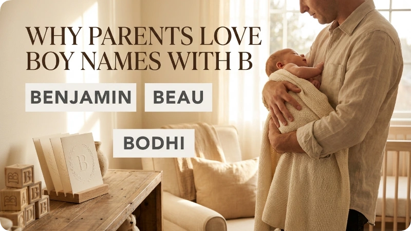 Why Parents Love Boy Names With B
