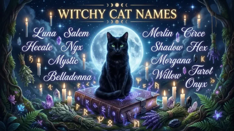Witchy Cat Names