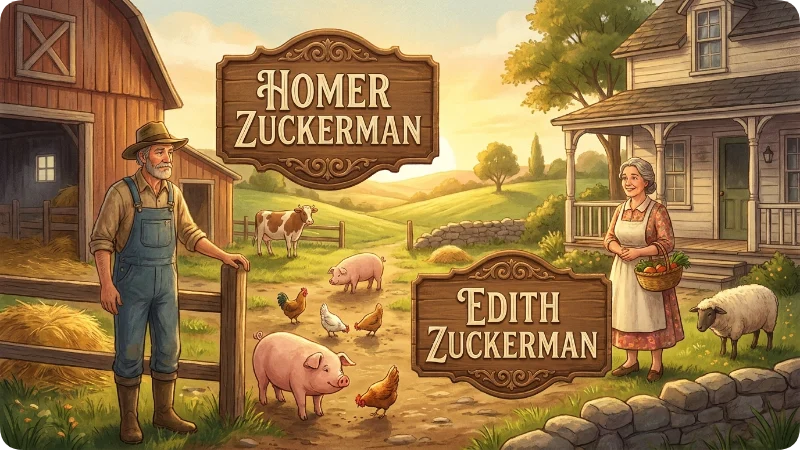 Zuckerman Farm Characters Charlottes Web