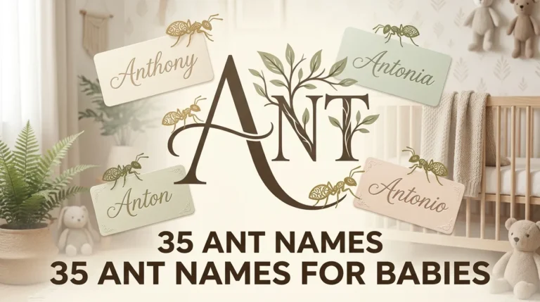 Ant Names For Babies