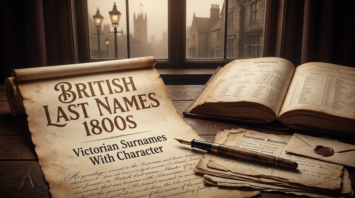 British Last Names 1800s