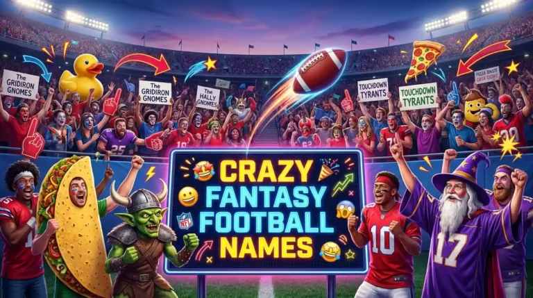 Crazy Fantasy Football Names