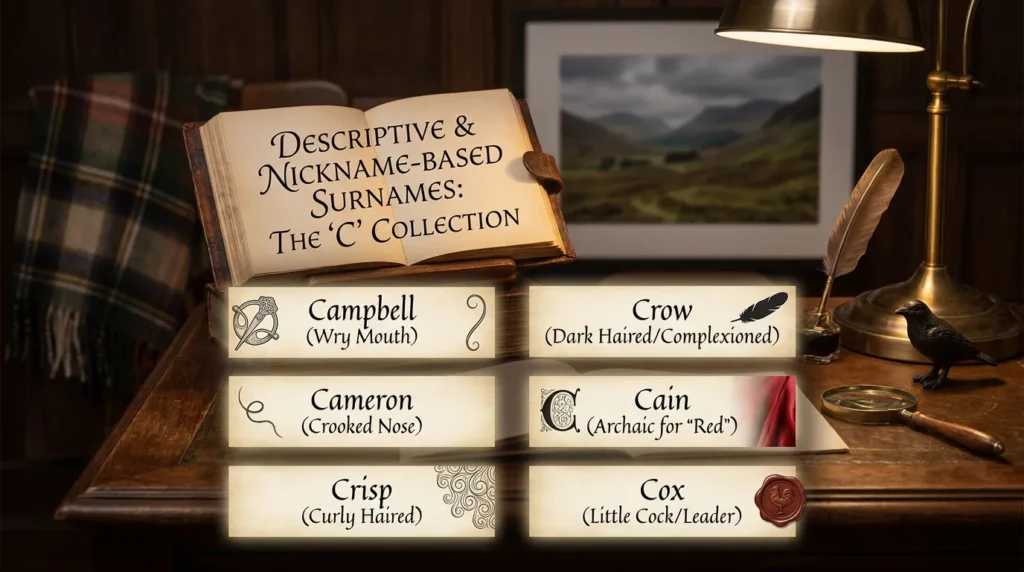 Descriptive Last Names Starting With C