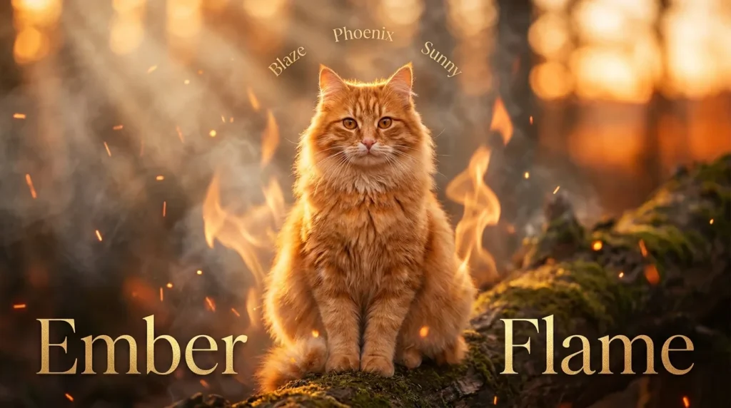 Fire Sun Ginger Cat Names