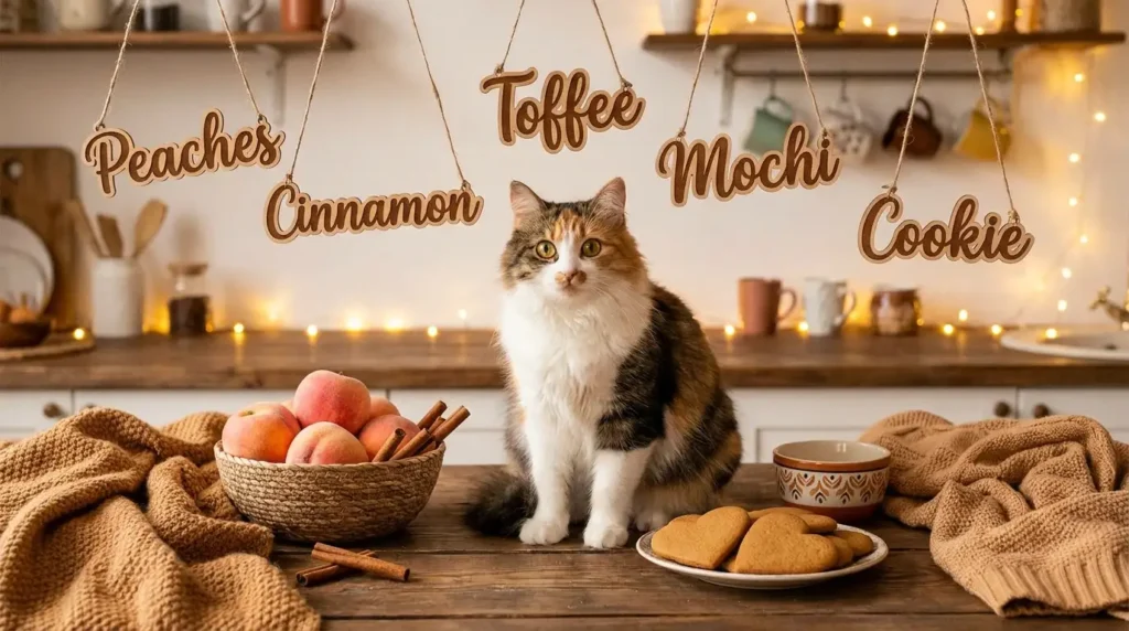 Food Inspired Calico Cat Names