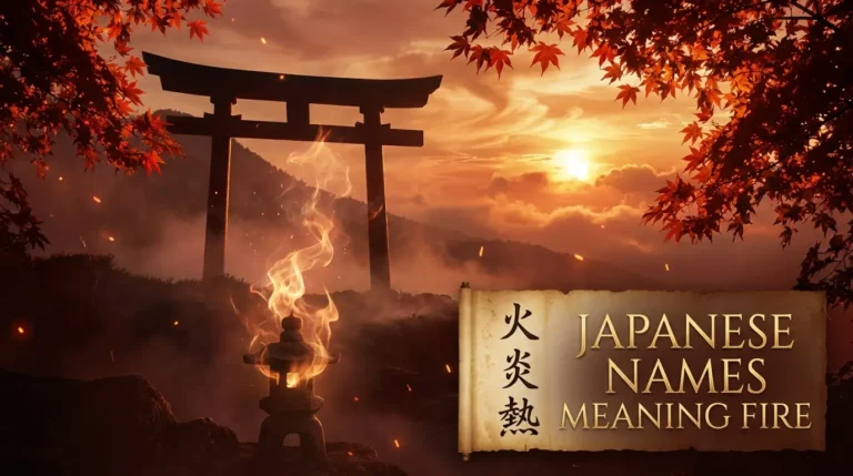 Japanese Names Meaning Fire