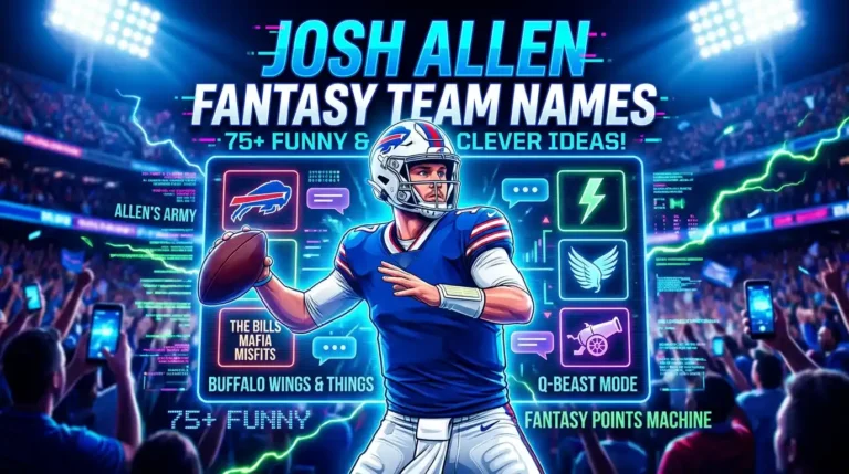 Josh Allen Fantasy Team Names