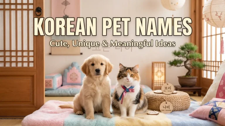 Korean Pet Names