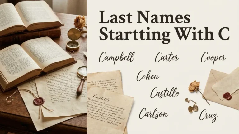 Last Names Starting With C