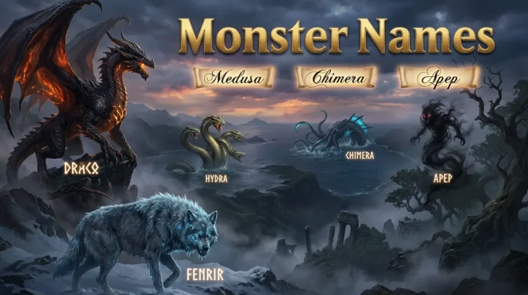 monster names