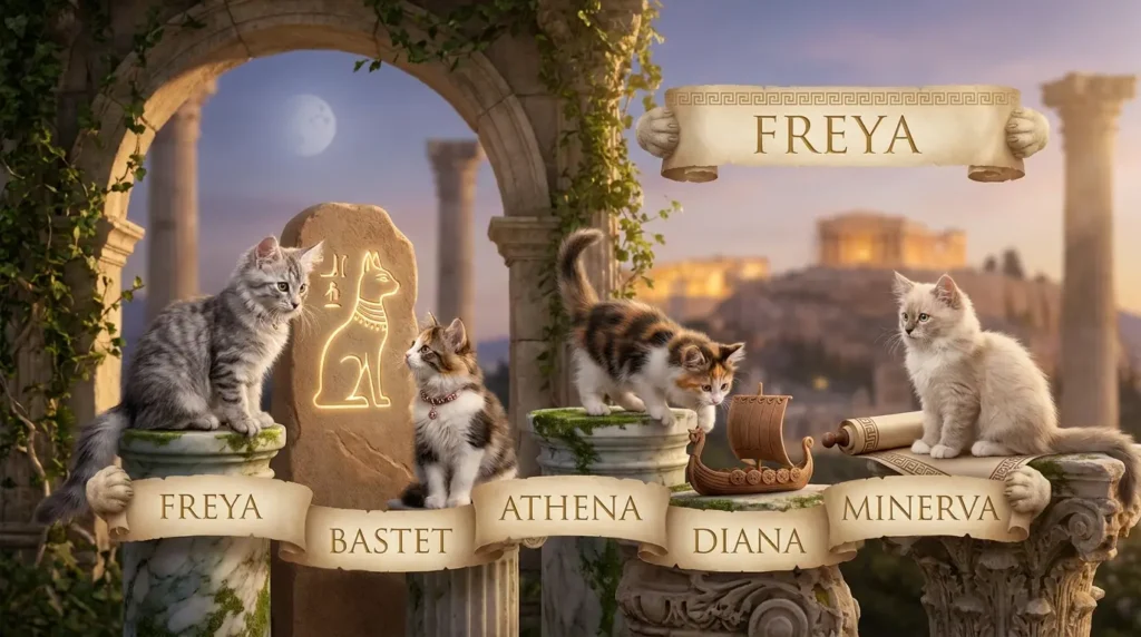 Mythological Girl Kitten Names