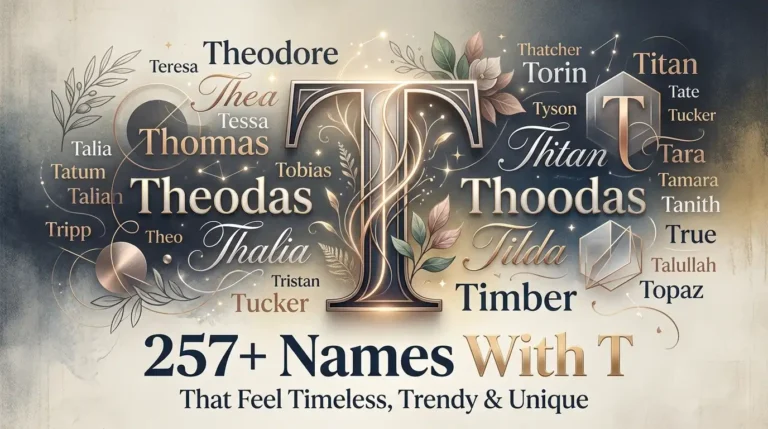 Names With T