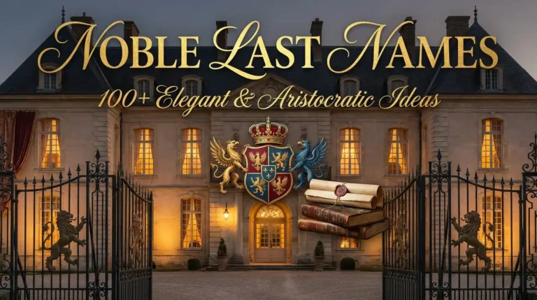 Noble Last Names