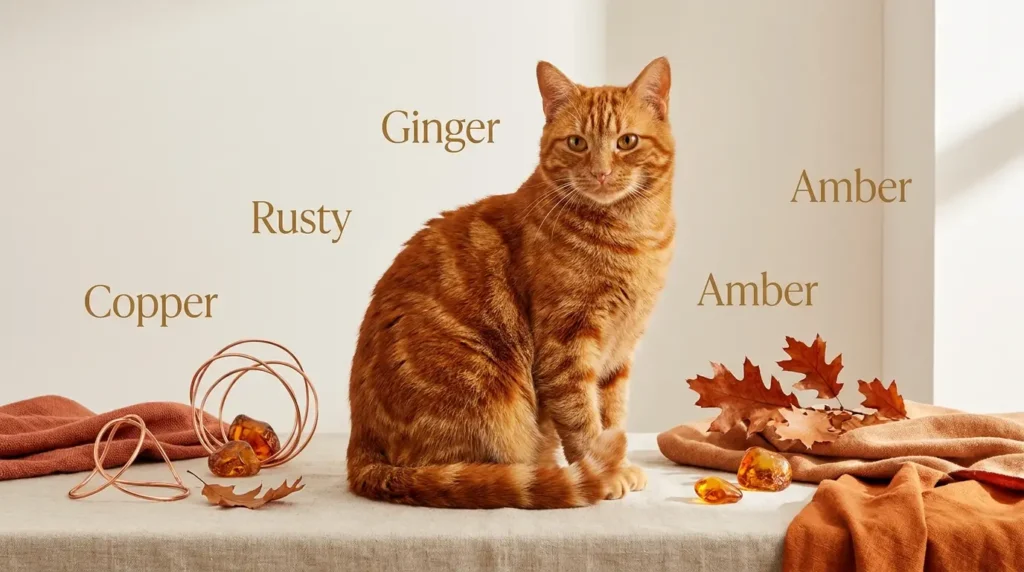 Orange Ginger Cat Color Names