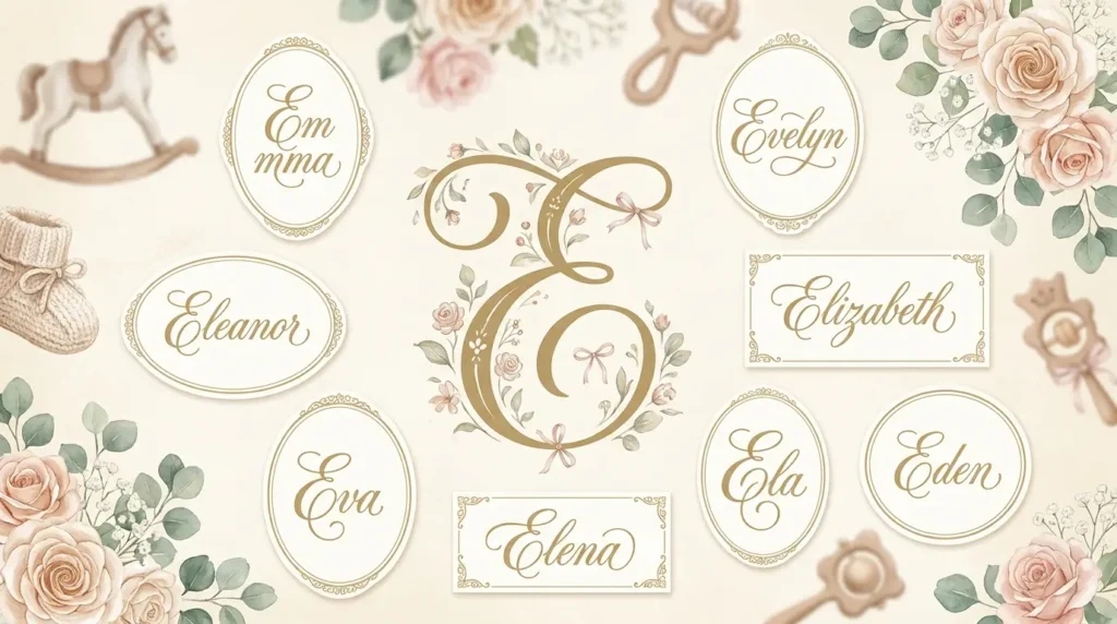 Popular Girl Names Starting With E
