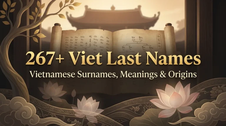 Viet Last Names