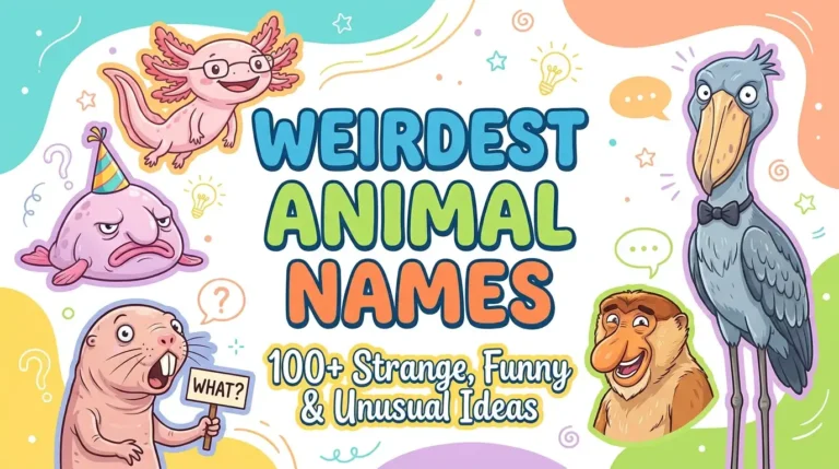 Weirdest Animal Names