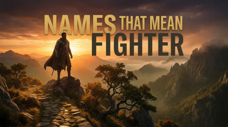 Names That Mean Fighter