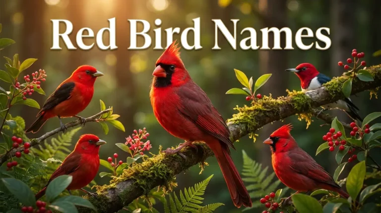 Red Bird Names
