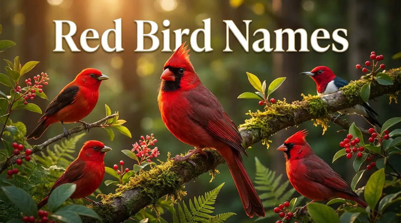 Red Bird Names